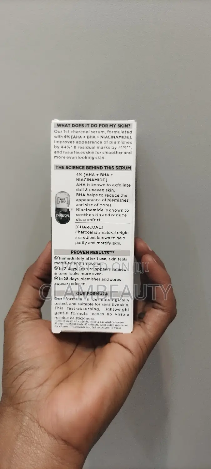 Garnier Skin Active AHA +BHA Anti Blemish Charcoal Serum