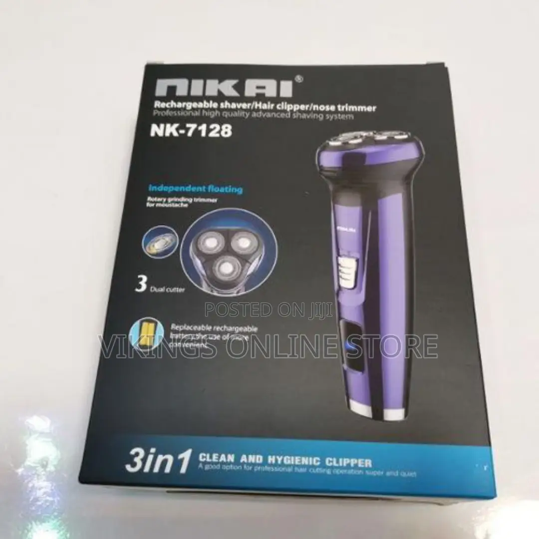 Nikai 3 in 1 Rechargeable Hair Trimmer Set Hair Clipper