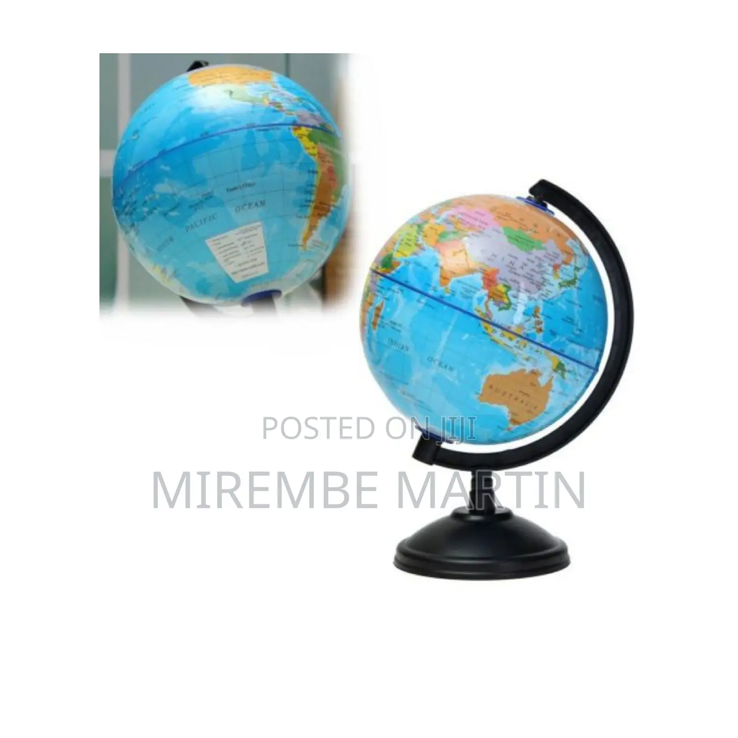 World Globe With Stand.