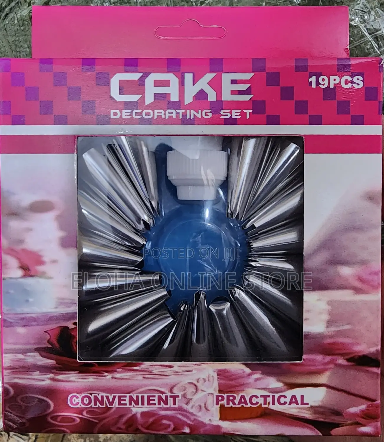 19 Pieces Piping Nozzle With Piping Bag