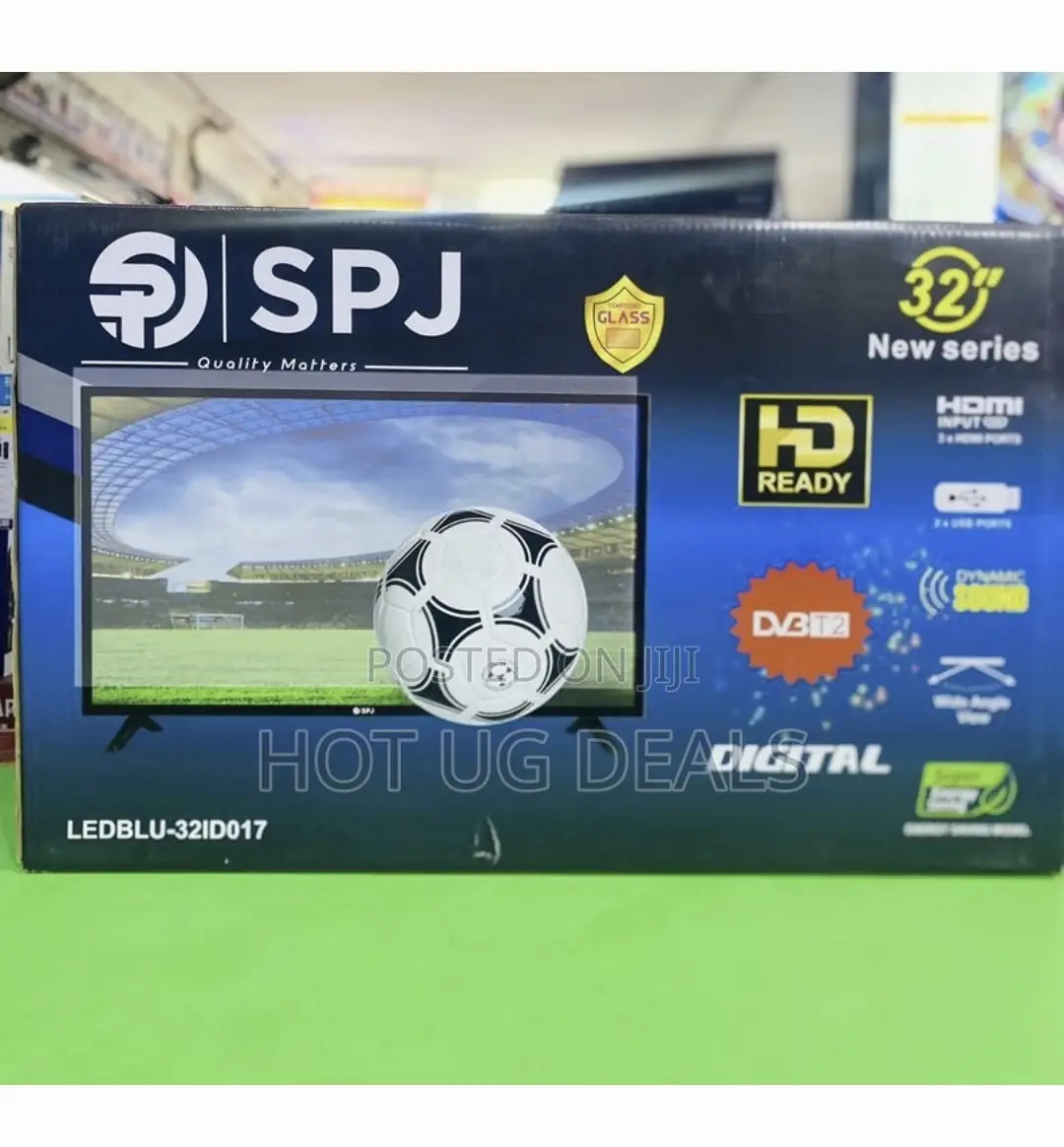 Spj 32 Inch Frameless Unbreakable Glass Digital Led Tv