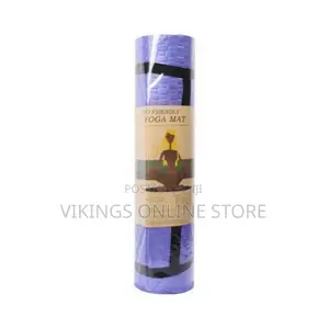 8mm Thick 68x24 Inch Yoga Mat -Purple