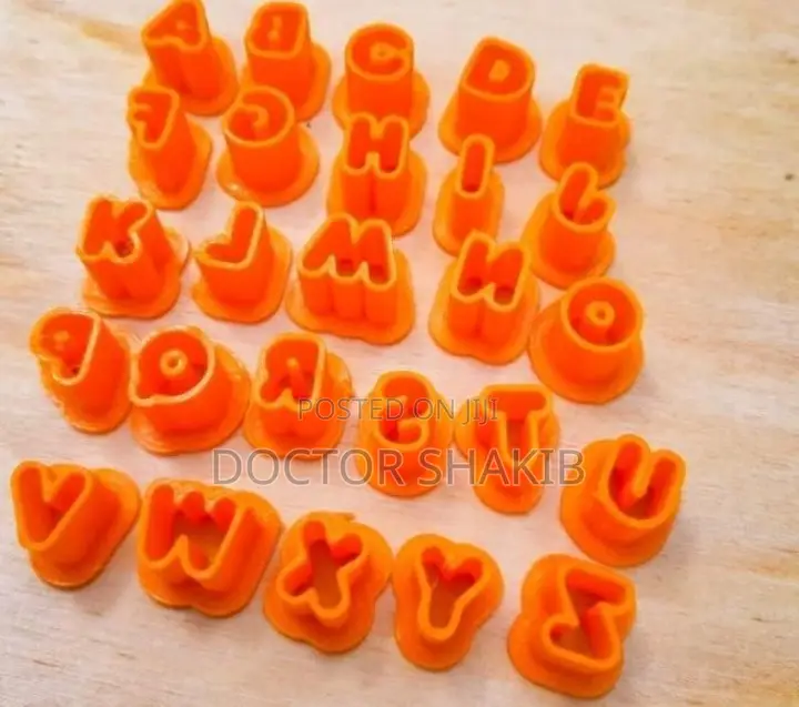 Uppercase Alphabet Cookie Cutter Set