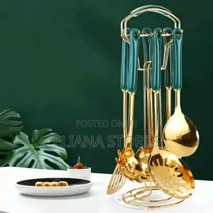 Gold Kitchen Ladle Set