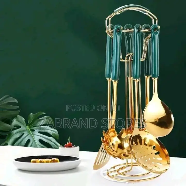 Gold Kitchen Ladle Set
