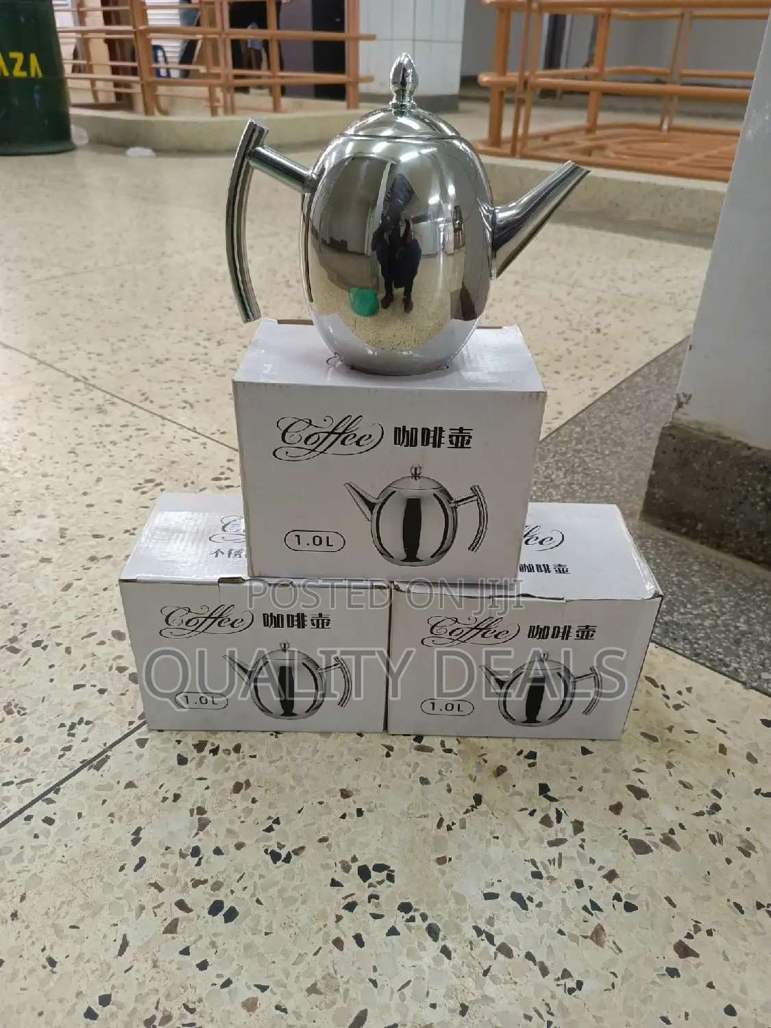 1 Litre Stainless Steel Tea Pot