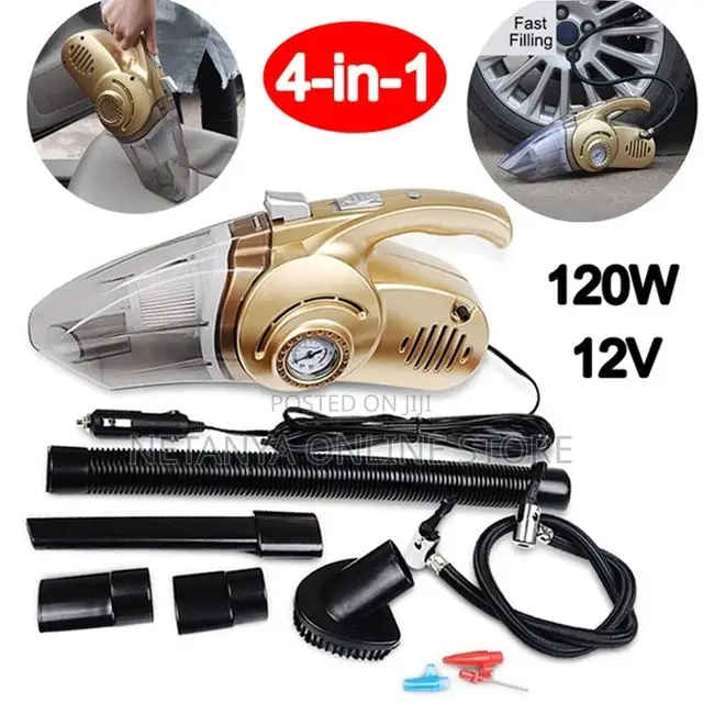 4in1 Multifunctional Car Vacuum Cleaner