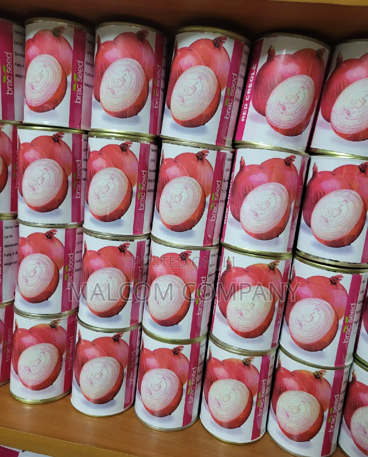 Onion Seeds 50g Red Creoles. 1.5kg Per Acre, 70 Bags Output.