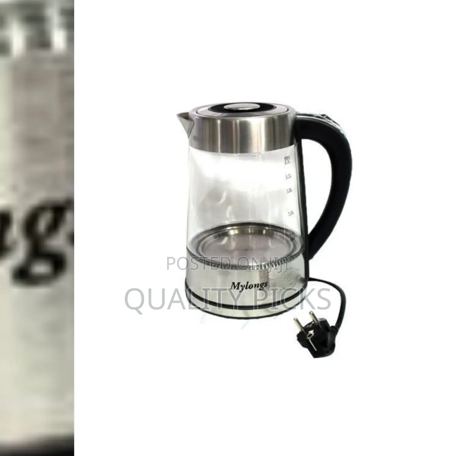 Glass Mylongs Electric Kettle