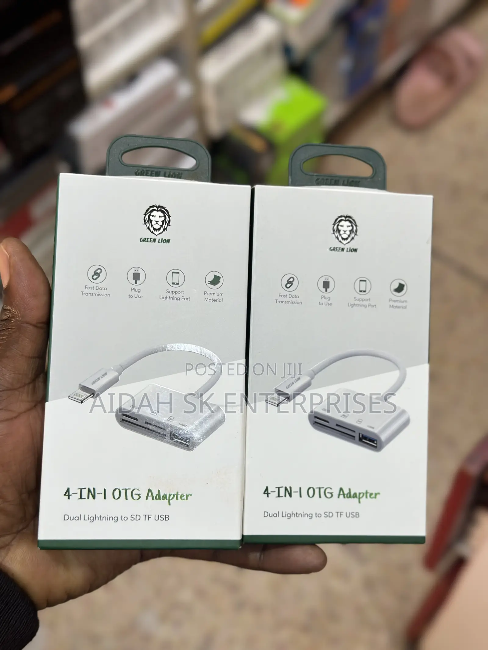 Green Lion 4 in 1 OTG Adapter