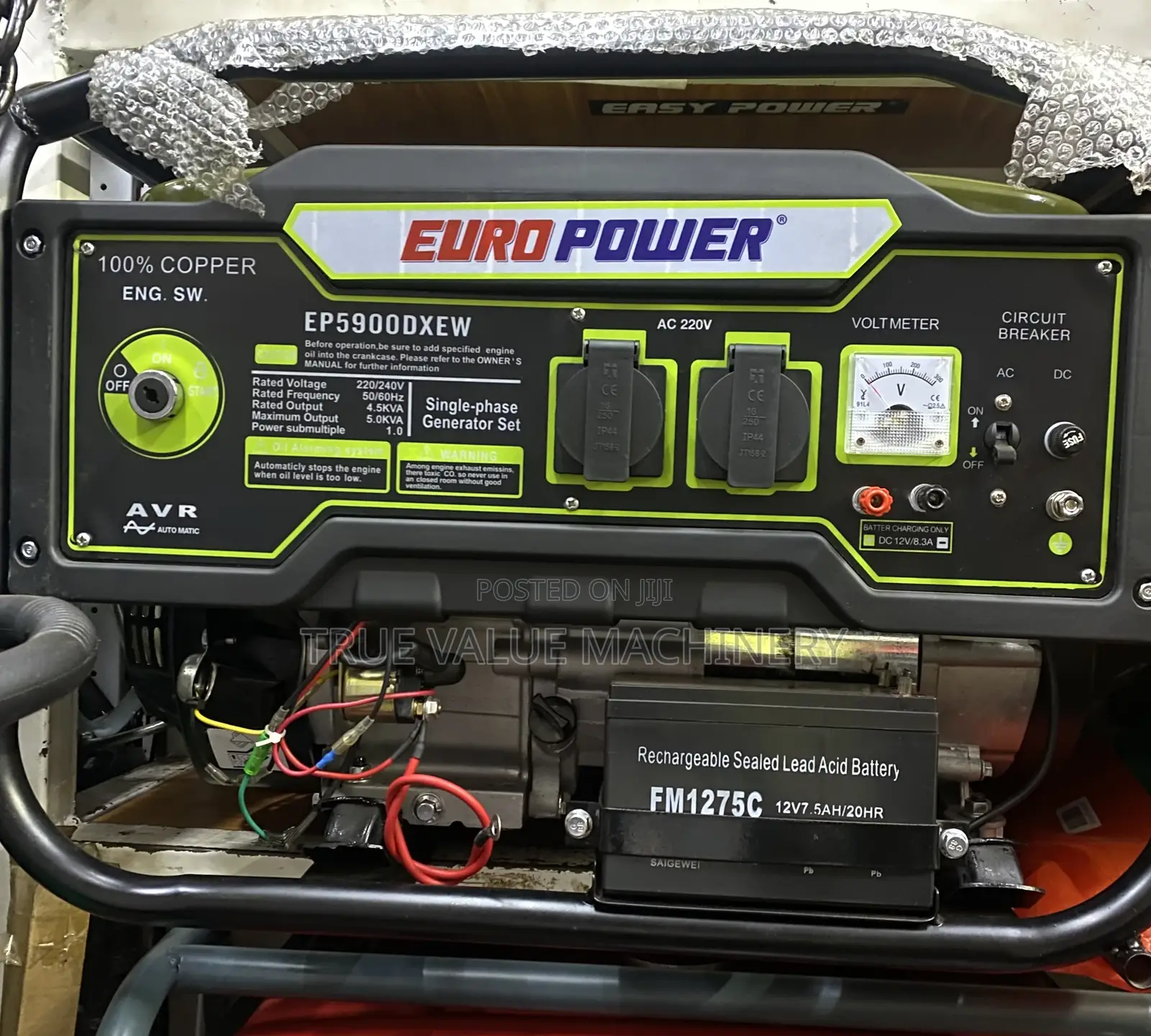 Generator 5 Kva European Brand