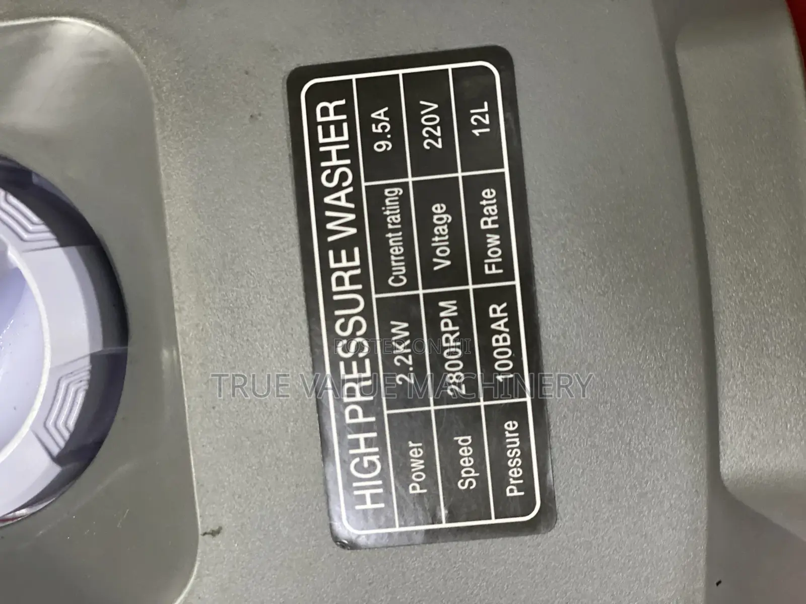 High Pressure Washer Electric 2.2kw