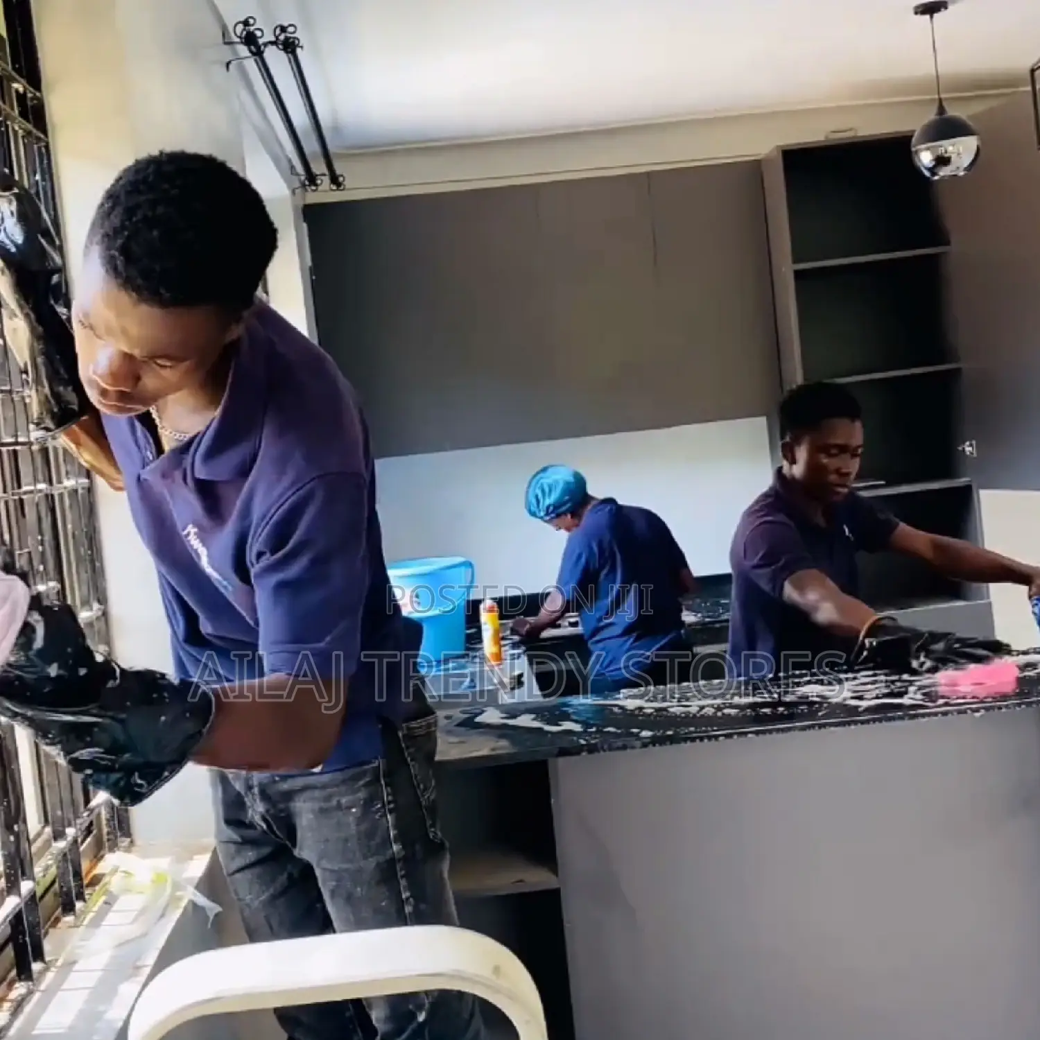 Windows Walls and Kitchen Cleaning