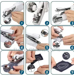 Cordless and Portable Handheld Sewing Machine