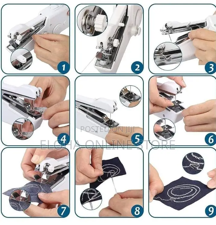 Cordless and Portable Handheld Sewing Machine