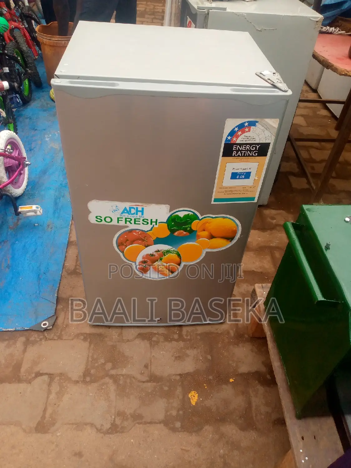 Used Fridge/Adh/Gray Colour