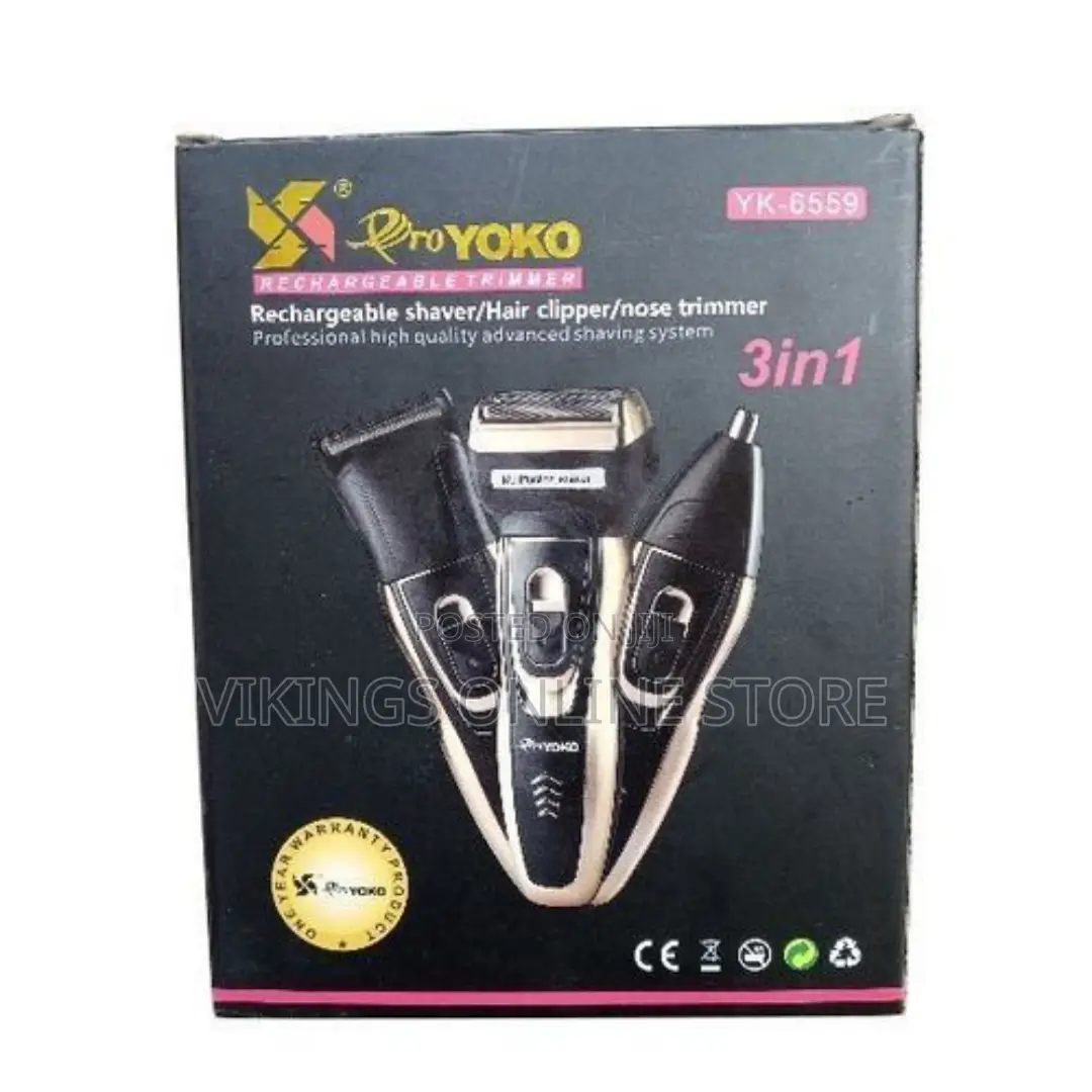 Yoko Beard Shaver Trimmer Hair Clipper - Black