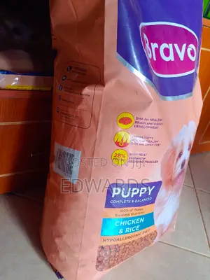 Bravo Flavoured Packed Dog Food