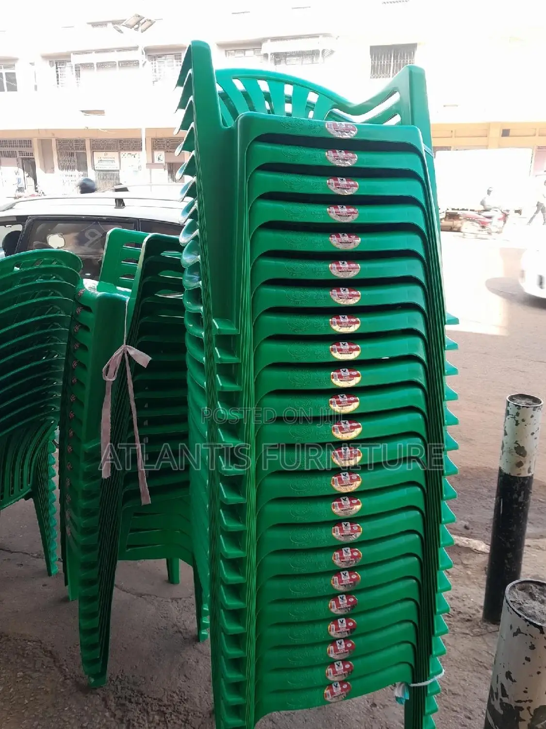 Durable Green Plastic Chairs
