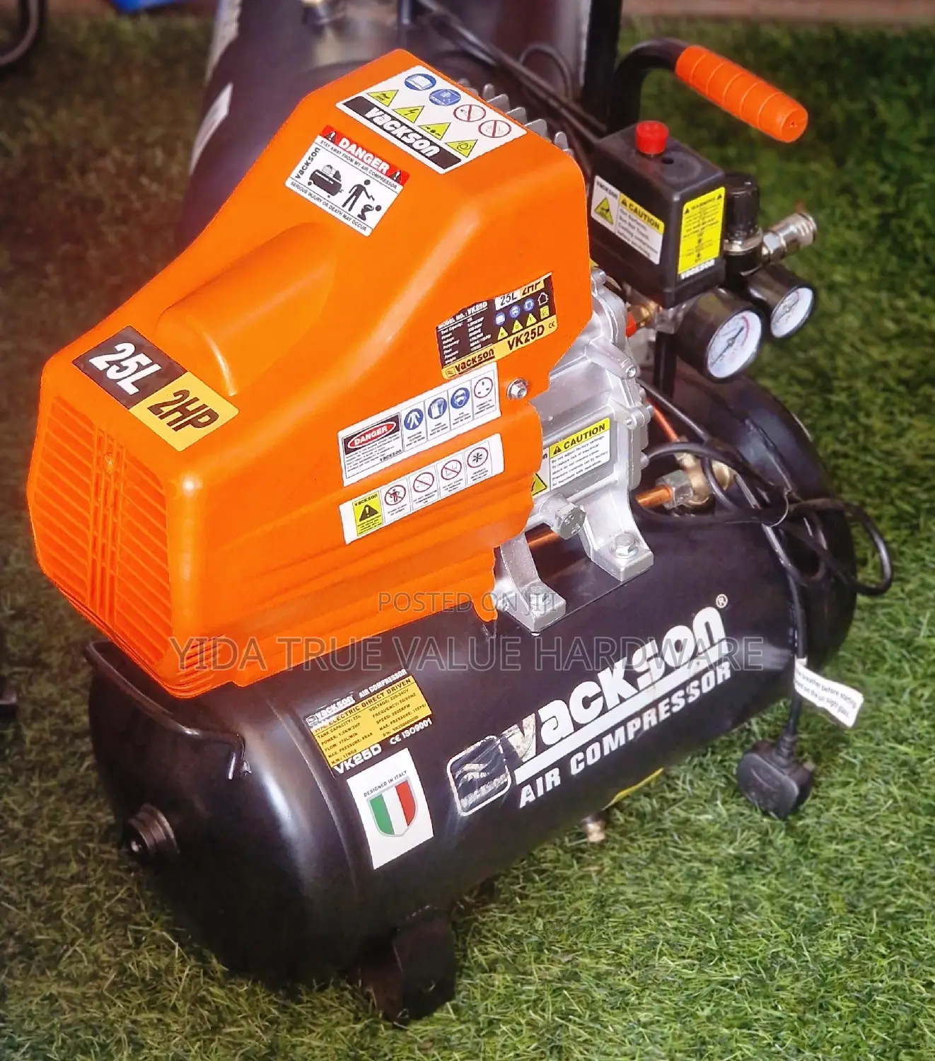 Air Compressor 25 Litres Vackson Italy