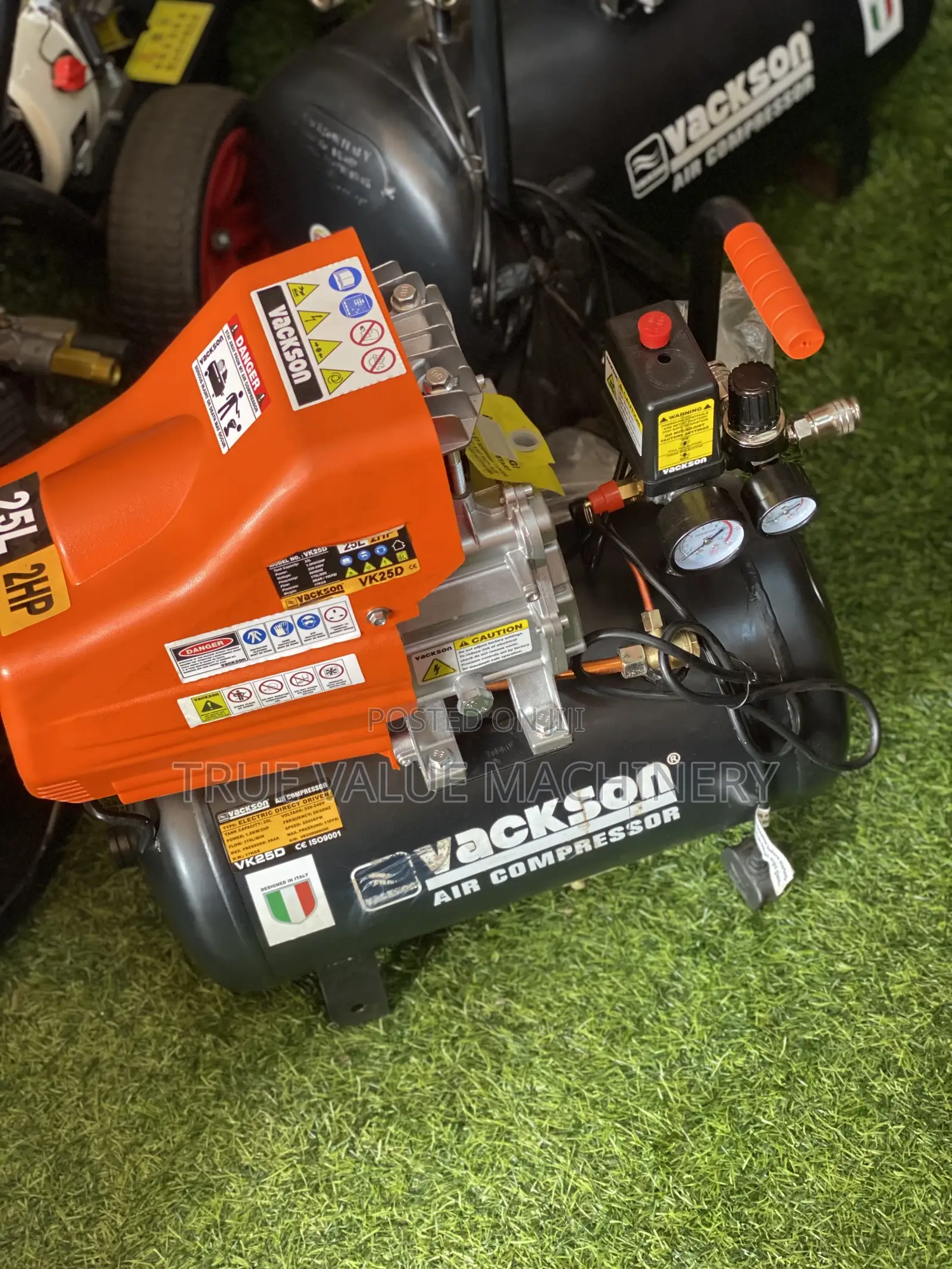 Air Compressor 25 Litres Vackson Type 2hp