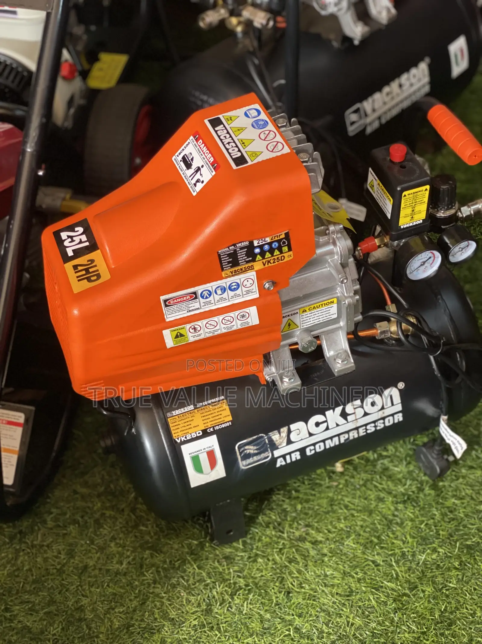 Air Compressor 25 Litres Vackson Type 2hp