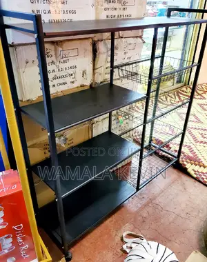 Large 4-Tier Storage Shelf, for Office Study,