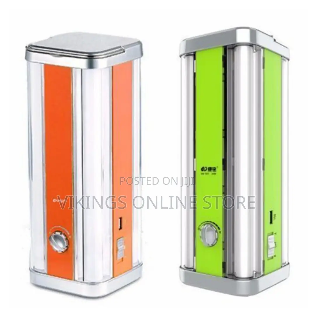 Kamisafe Led Latern Rechargeable Portable Lamp -Orange/Green