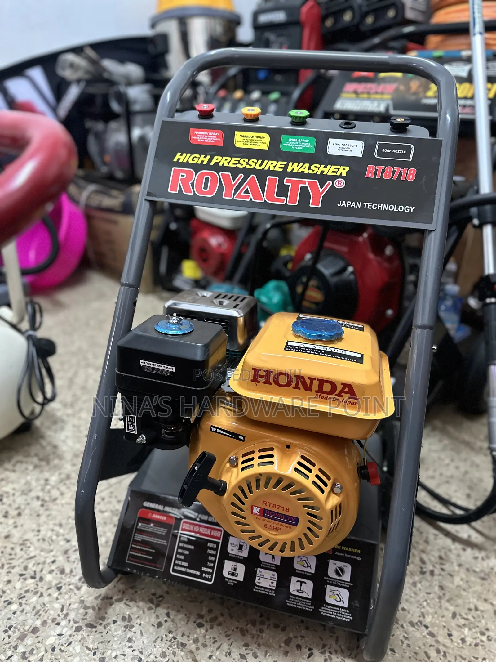 Gasoline Pressure Washer 3400psi