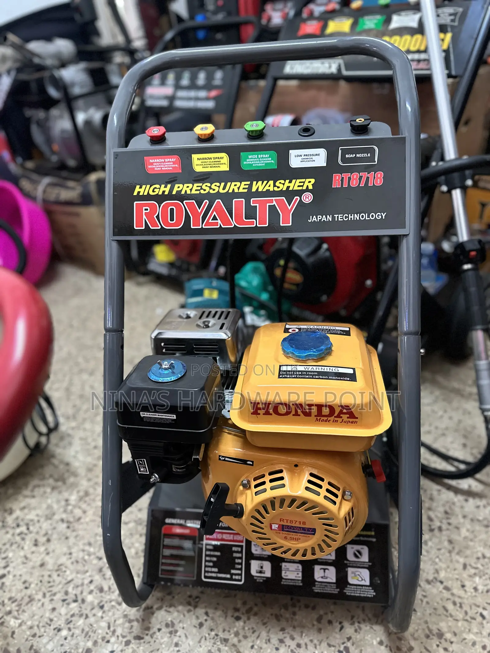 Gasoline Pressure Washer 3400psi