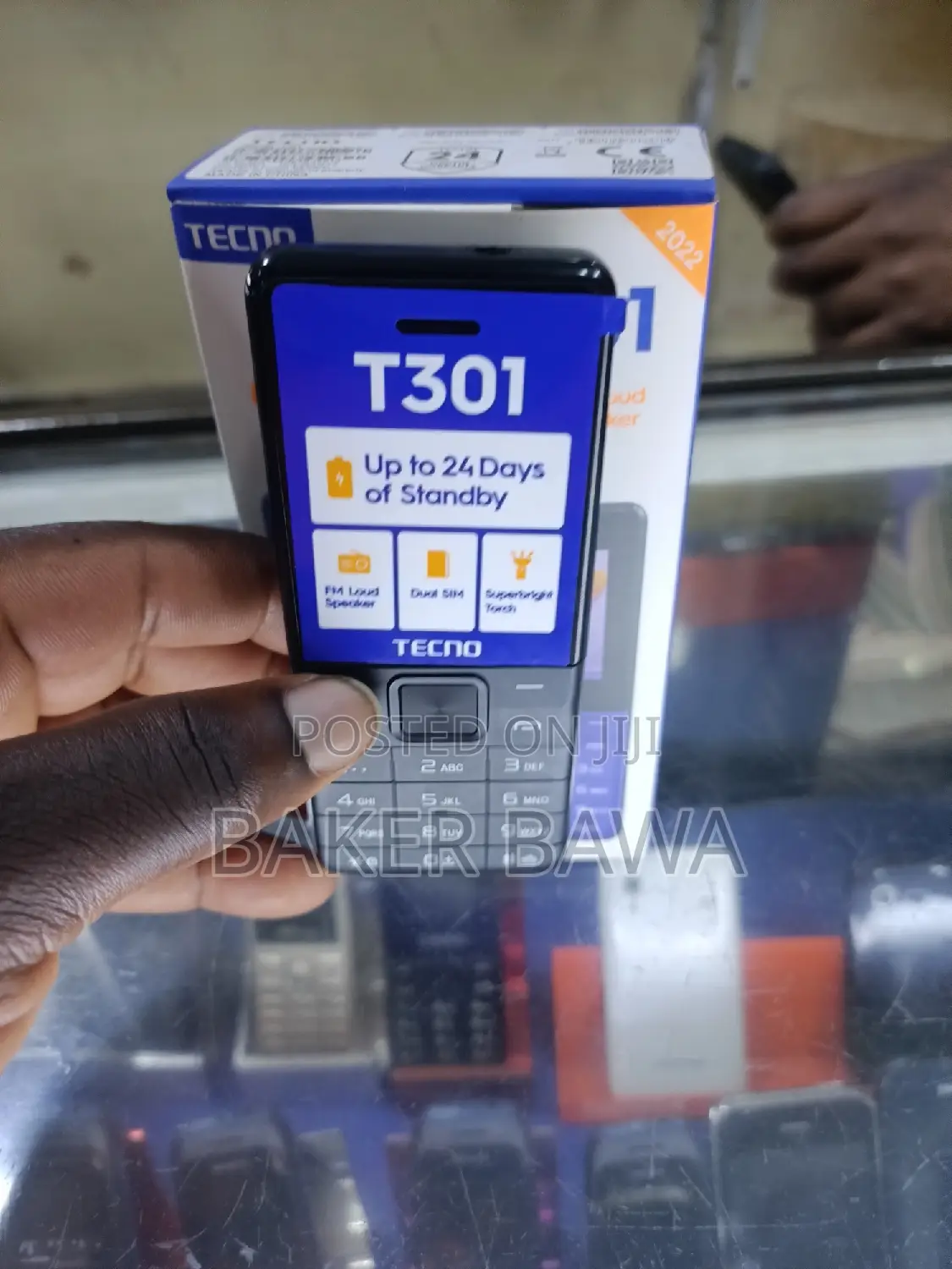 New Tecno T301 Black