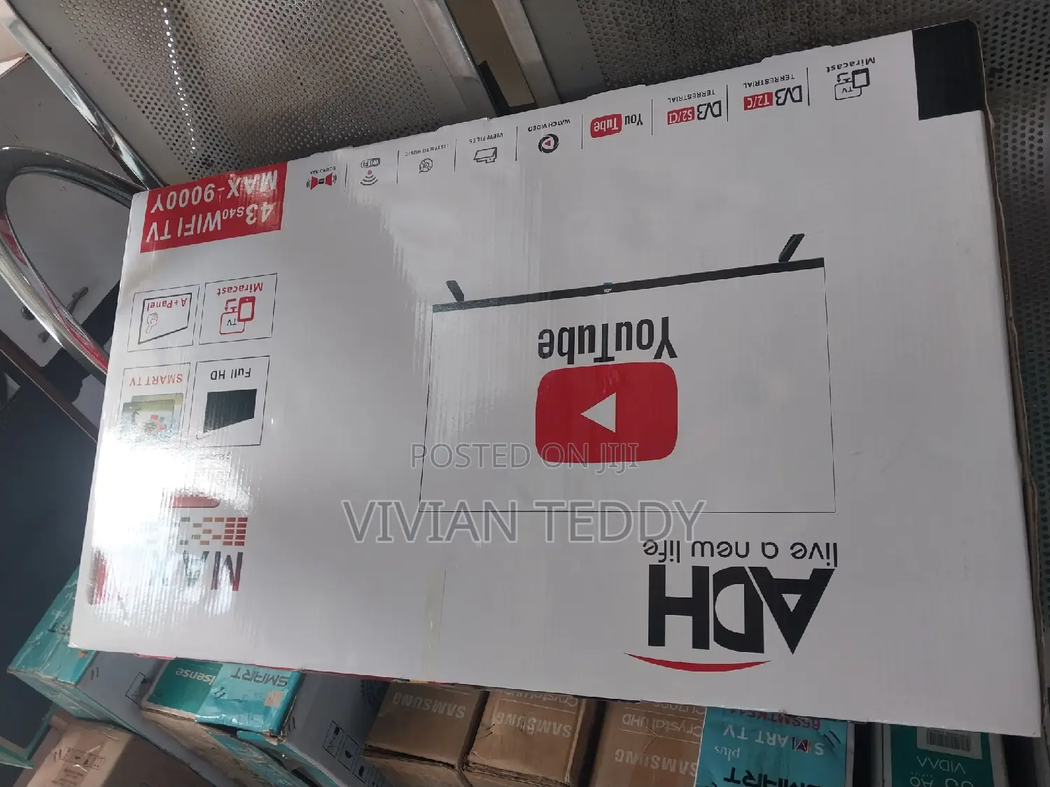Brand ADH Smart TV 43" Flameless