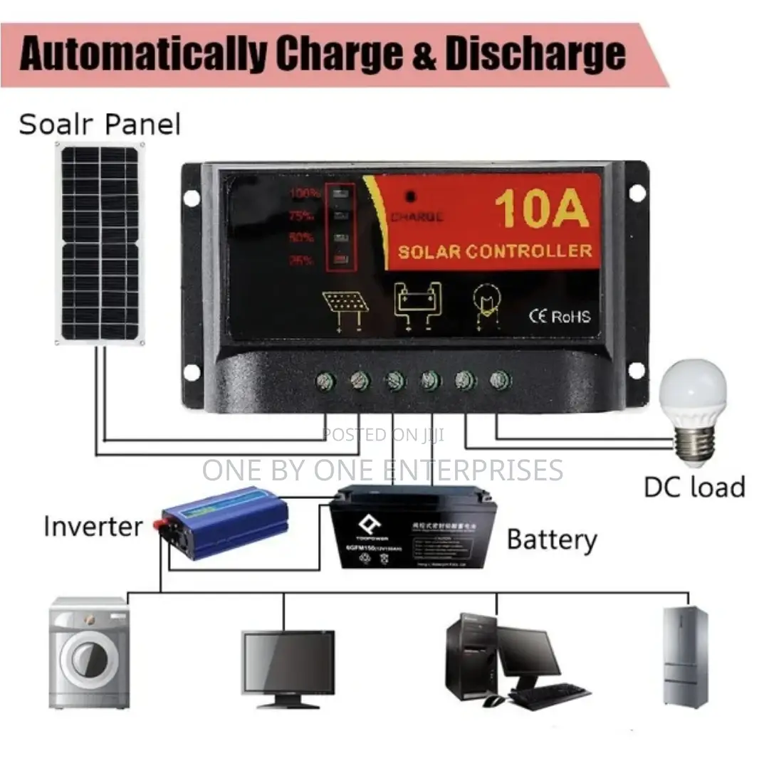 10A 12v-24v Solar Charge Controller Analog SOLAR CONTROLLER