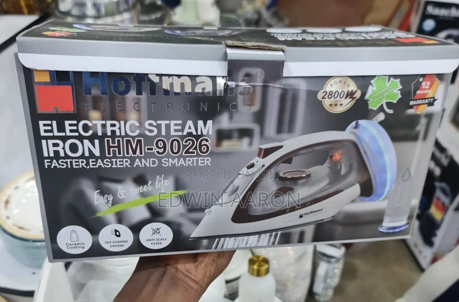 Hoffmans Electric Steam Iron in Central Division Home Appliances