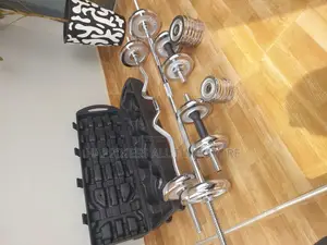 Photo - 55kg Dumbbells and Barbells Adjustable Weights Set