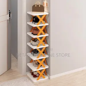 Photo - Space Saving Stackable Shoe Rack