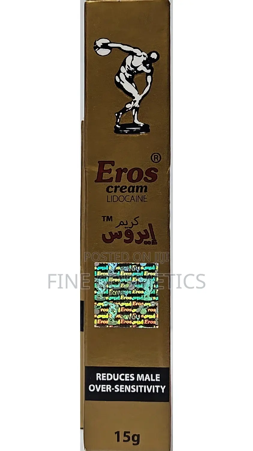 Eros Delay Cream, Lidocaine Solution for Quick Ejaculation