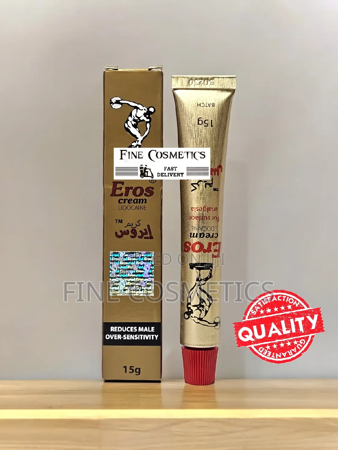 Eros Delay Cream, Lidocaine Solution for Quick Ejaculation