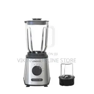 Sokany 2 in 1 Stainless Steel Blender 1.5 LTRS - Silver