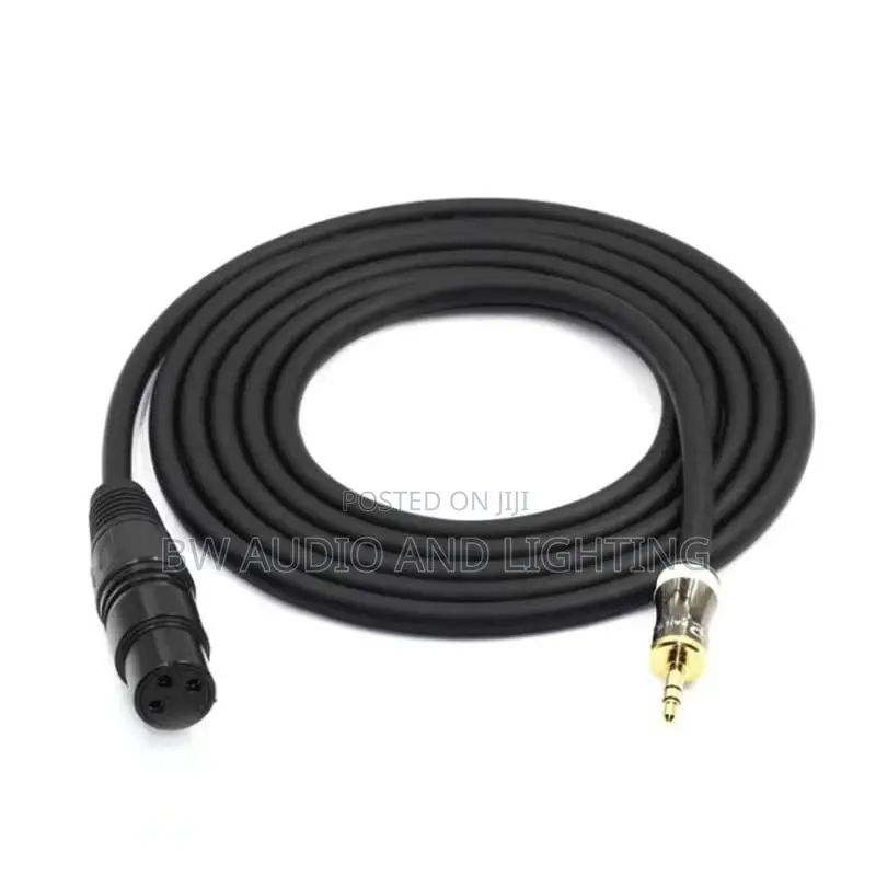 Audio Cable XLR Female To 3.5mm Jack 5m