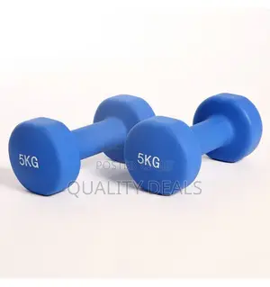 5kg Pair of Vinyl Coated Dumbbells