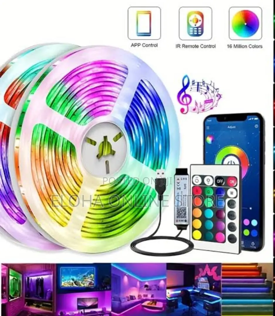 10 Metres RGB Waterproof Strip Lights in Central Division Stage