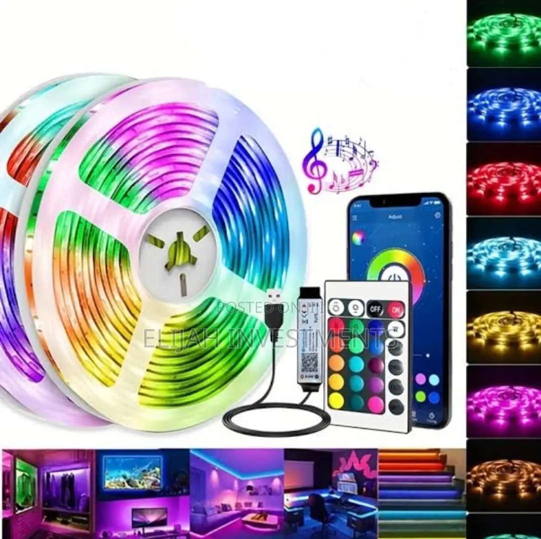 Music/Voice Controlled RGB Waterproof Strip Light 10 Metres