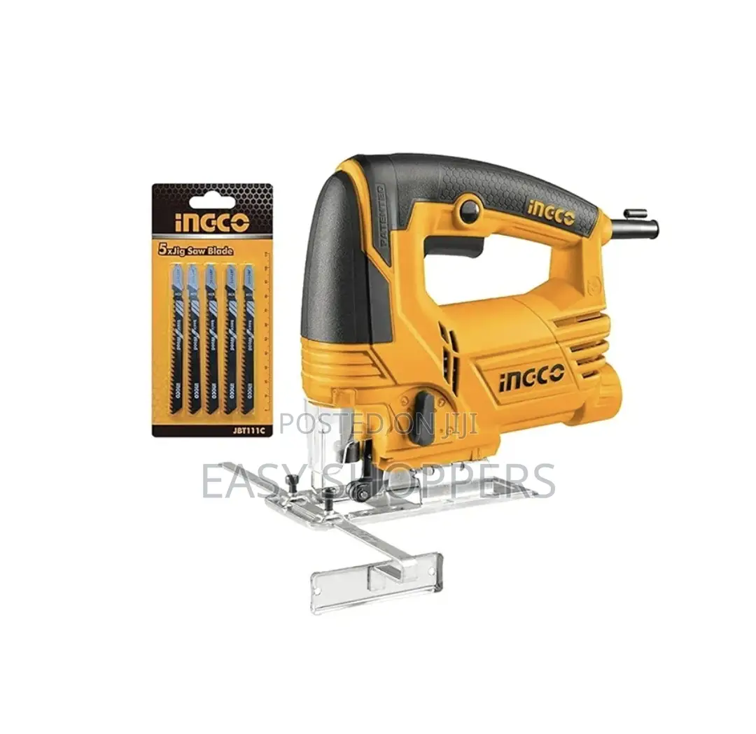 Ingco JS6508 Electric Jigsaw Set With 5 Blades - 650 Watt