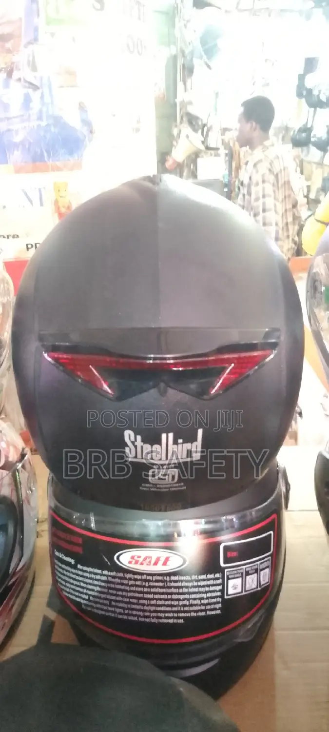 Steel Bird Bikers Helmet