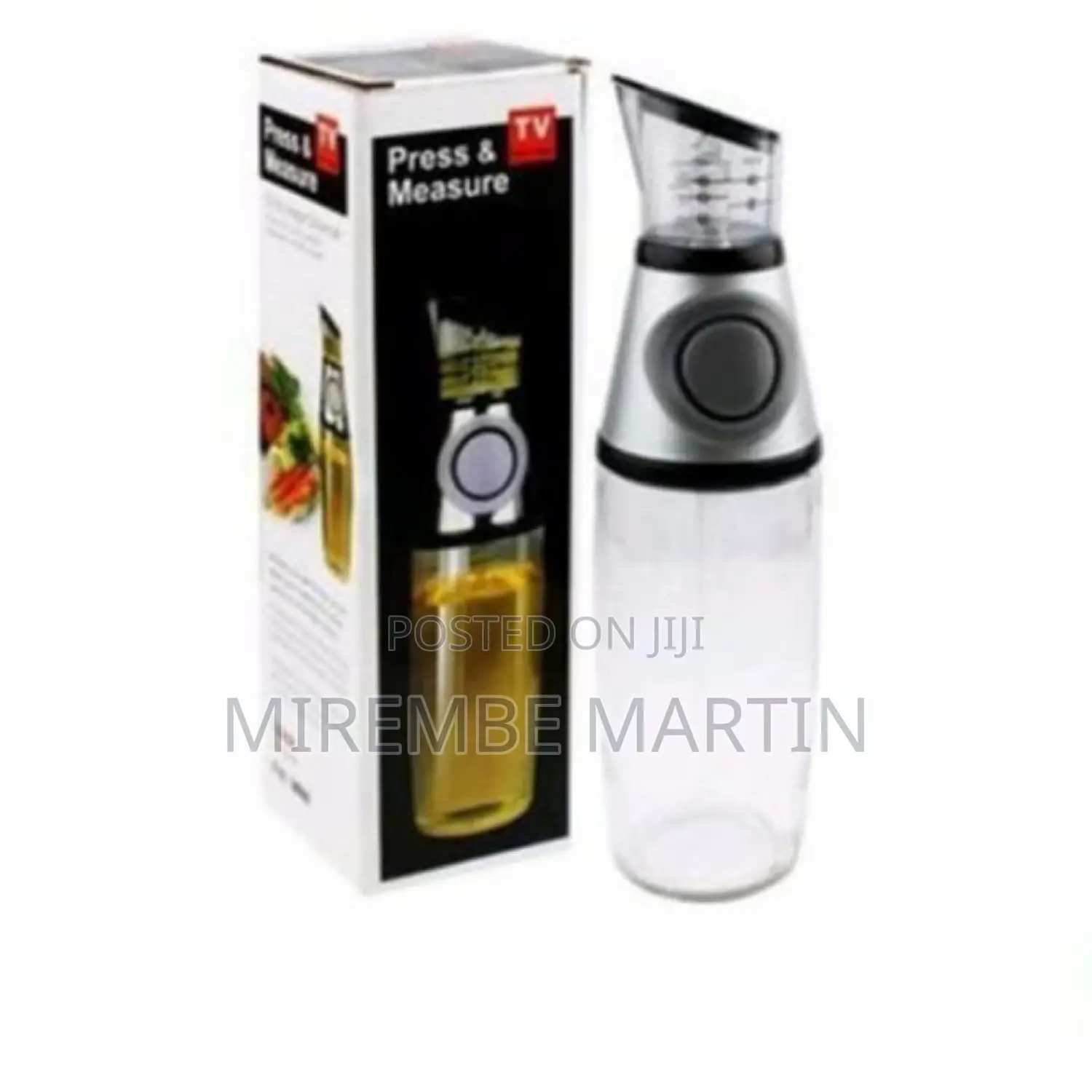 500mls Vinegar Press and Measure Oil Bottle Sprayer.
