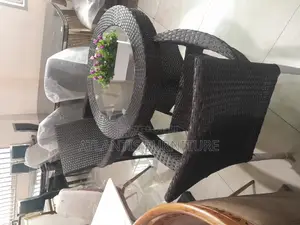 Set of Two Chairs and Tables Cracked
