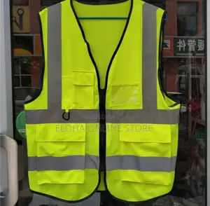 Reflective Safety Vest With A Zip