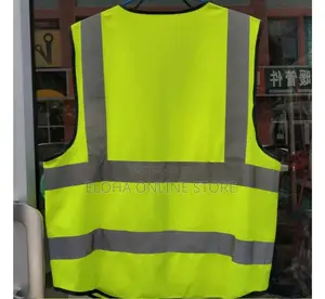 Reflective Safety Vest With A Zip