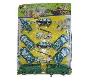 Military Vehicles Play Set Toys for Kids - 12 Toys in a Pack